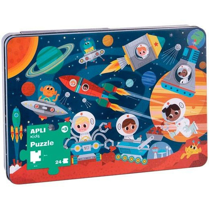 Puzzle pentru Copii Apli Space 24 Piese 48 x 32 cm