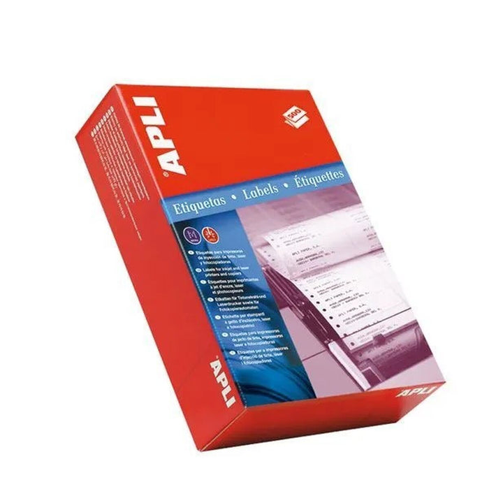 Etichete pentru Imprimantă Apli 101,6 x 23,3 mm Alb 500 Frunze