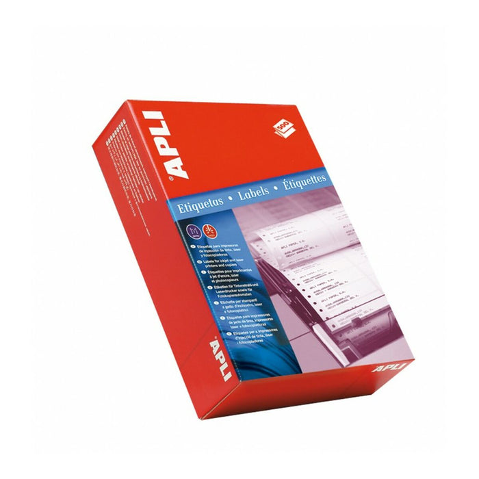 Etichete pentru Imprimantă Apli 88,9 x 36,0 mm Alb 500 Frunze