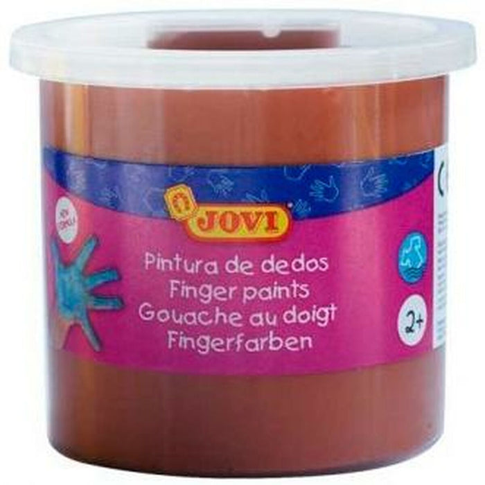 Vopsea pentru pictură cu degetele Jovi Vopsea pentru pictură cu degetele Maro 5 Piese 125 ml