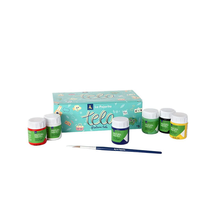 Tempera La Pajarita Multicolor 25 ml (6 Piese)