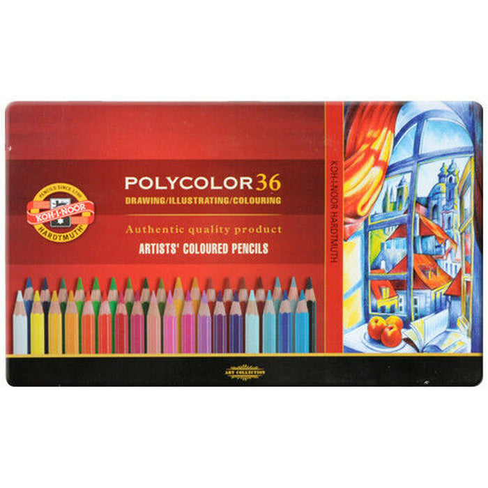 Creioane culori Michel Polycolor 36 Piese Multicolor