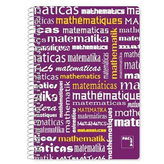 Notebook Pacsa Violet Din A4 4 Piese 80 Frunze
