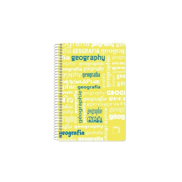 Notebook Pacsa Galben Multicolor Din A4 4 Piese 80 Frunze