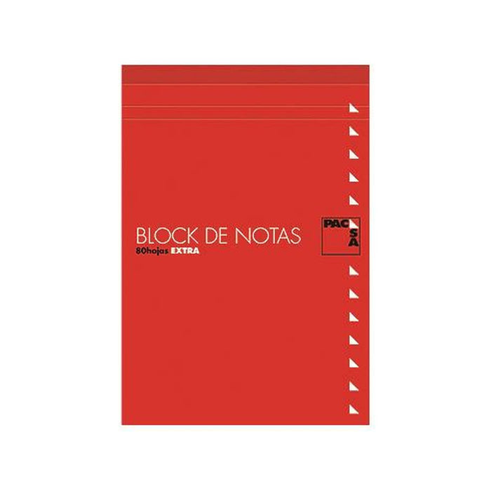 Carnet Notițe Pacsa Roșu 80 Frunze 10 Piese