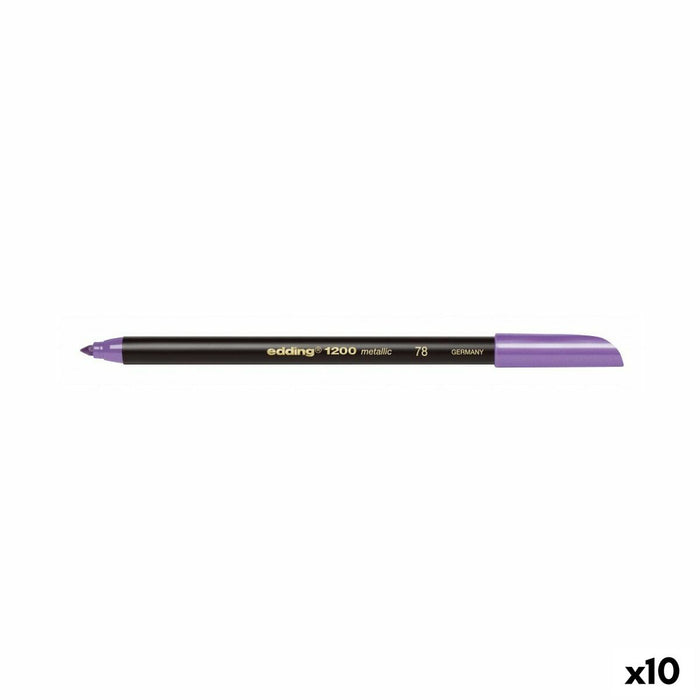 Cariocă Edding 1200 Metallic Violet (10 Unități)