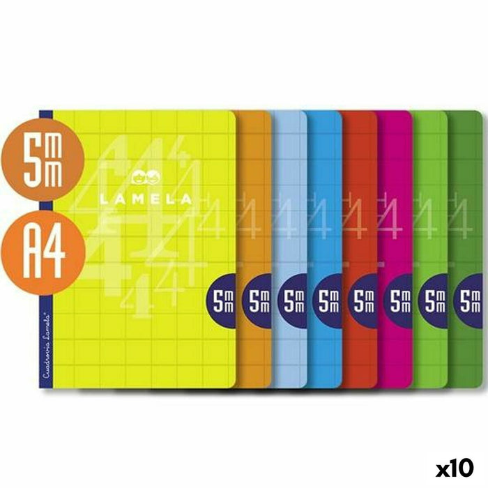 Notebook Lamela Multicolor A4 (10 Unități)