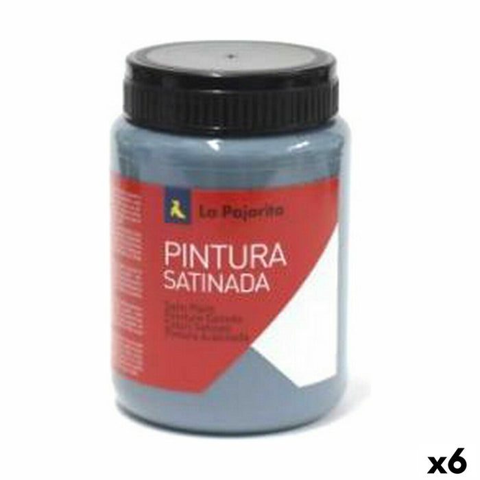 Tempera La Pajarita Metallic L-34 6 Piese Albastru Şcoală Finisaj satinat