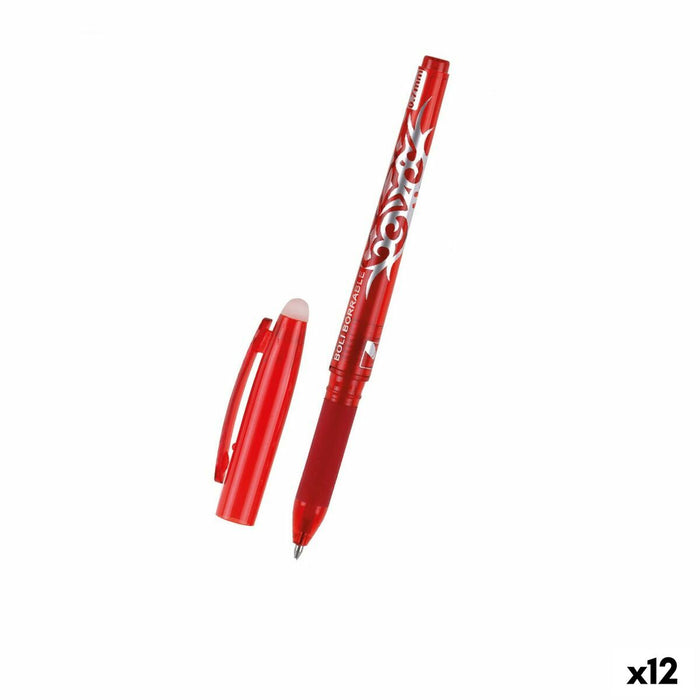 Stilou MP Click System Roșu Cerneală care se șterge 0,7 mm (12 Unități)