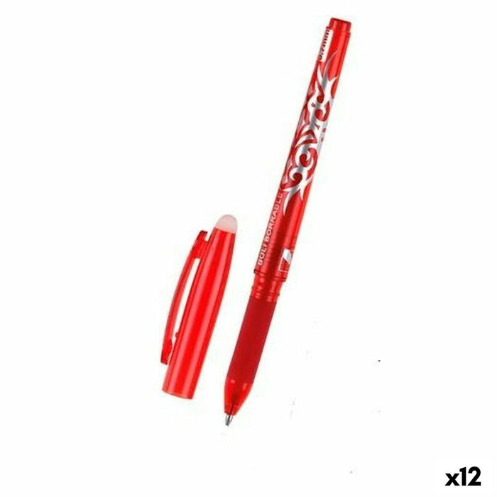 Stilou MP Roșu Cerneală care se șterge 0,7 mm (12 Unități)