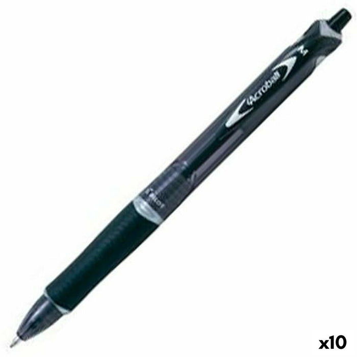 Stilou Pilot Acroball Negru 0,4 mm (10 Unități)