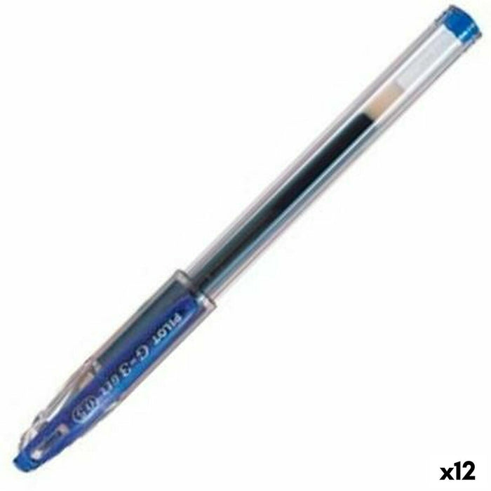 Pix cu gel Pilot G-3 Albastru 0,5 mm (12 Unități)