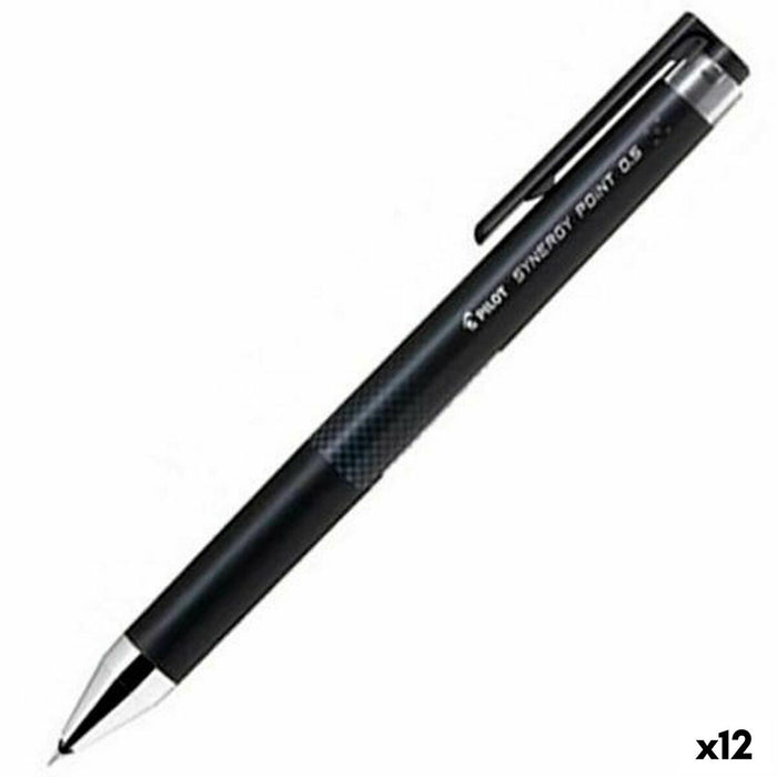 Pix cu gel Pilot Synergy Point Negru (12 Unități)
