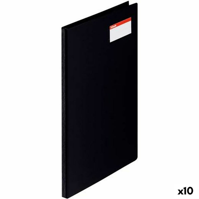 Dosar Esselte Negru PVC A4 (10 Unități)