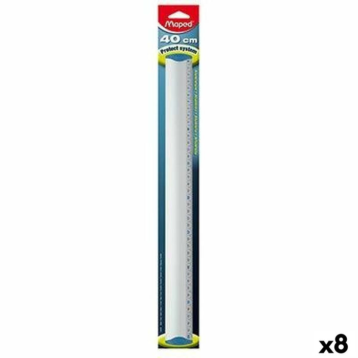 Riglă Maped Aluminiu 40 cm (8 Unități)