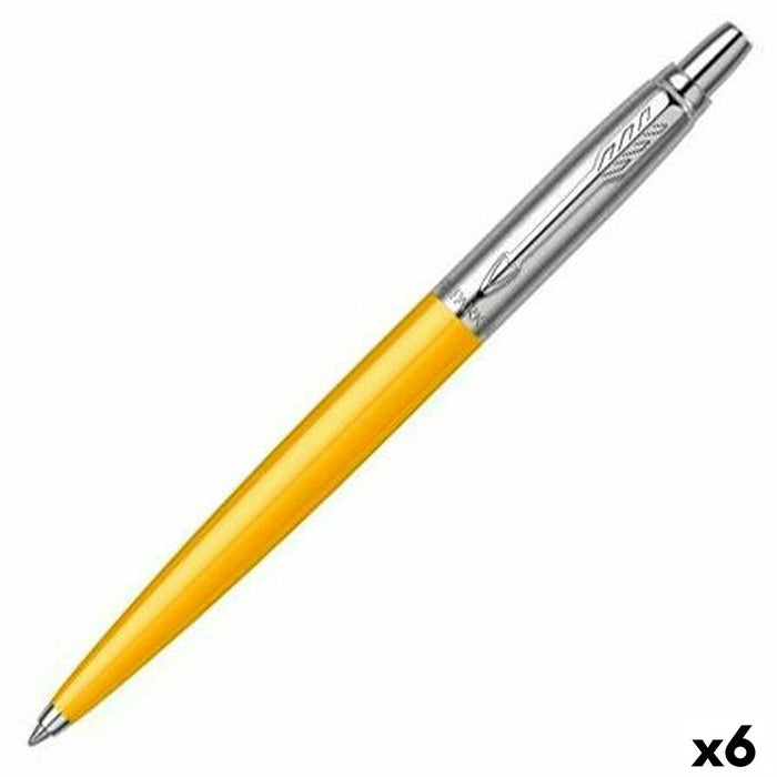Stilou Parker Jotter Originals Oțel Galben (6 Piese)
