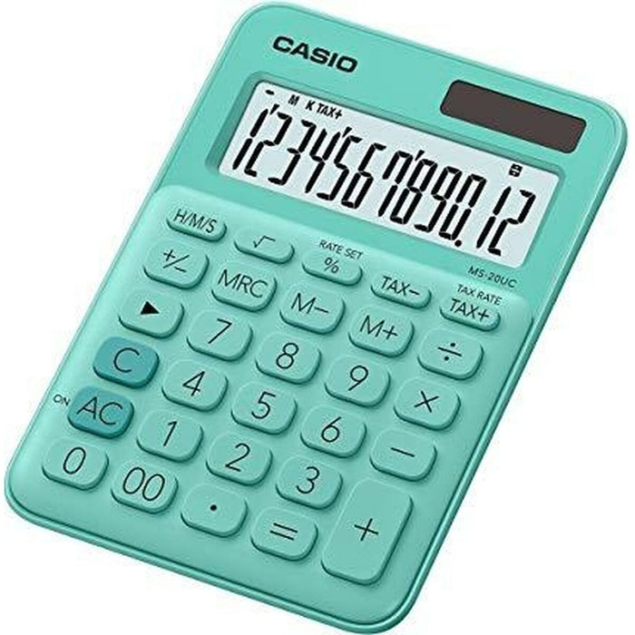 Calculator Casio MS-20UC Verde 2,3 x 10,5 x 14,95 cm (10 Unități)