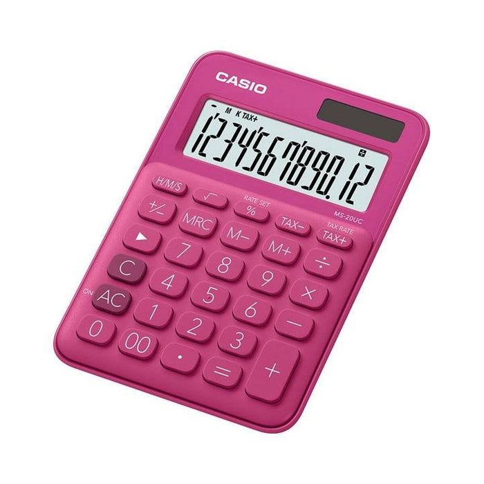 Calculator Casio MS-20UC Fucsia 2,3 x 10,5 x 14,95 cm (10 Unități)
