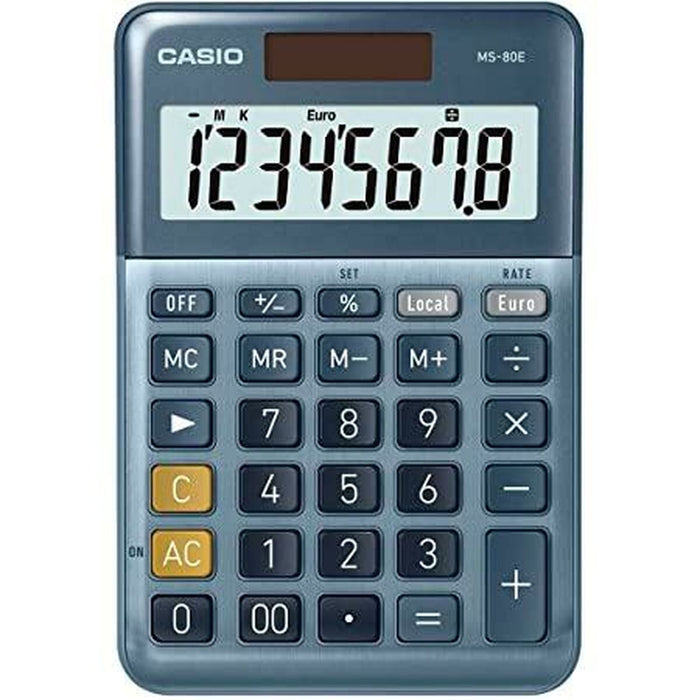 Calculator Casio MS-80E Albastru (10 Unități)