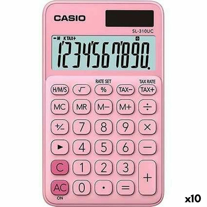 Calculator Casio SL-310UC Roz (10 Unități)