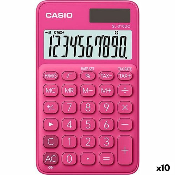 Calculator Casio SL-310UC Fucsia (10 Unități)
