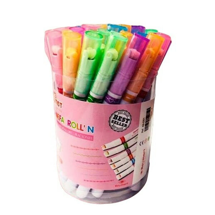 Set de Carioci Roymart Cenefa Roll'N 36 Piese Multicolor