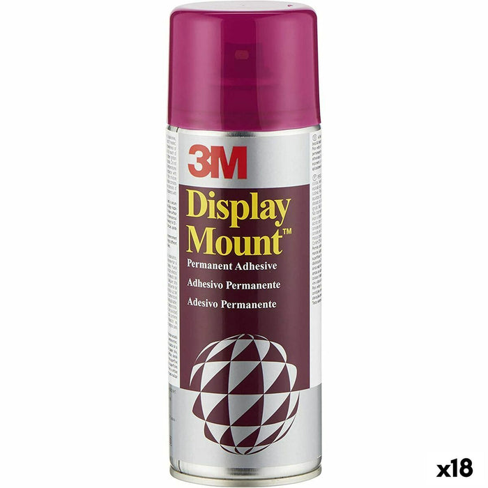 Adeziv pulverizat 3M Display Mount Permanent 400 ml (18 Unități)