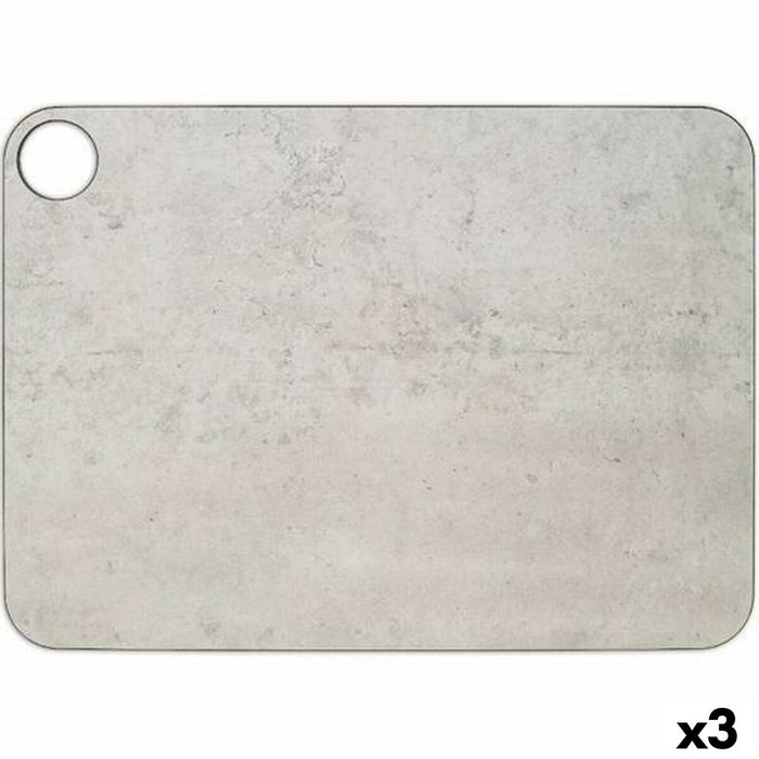 Masă de tăiat Arcos 37,7 x 27,7 cm Gri Rășină Fibră (3 Unități)