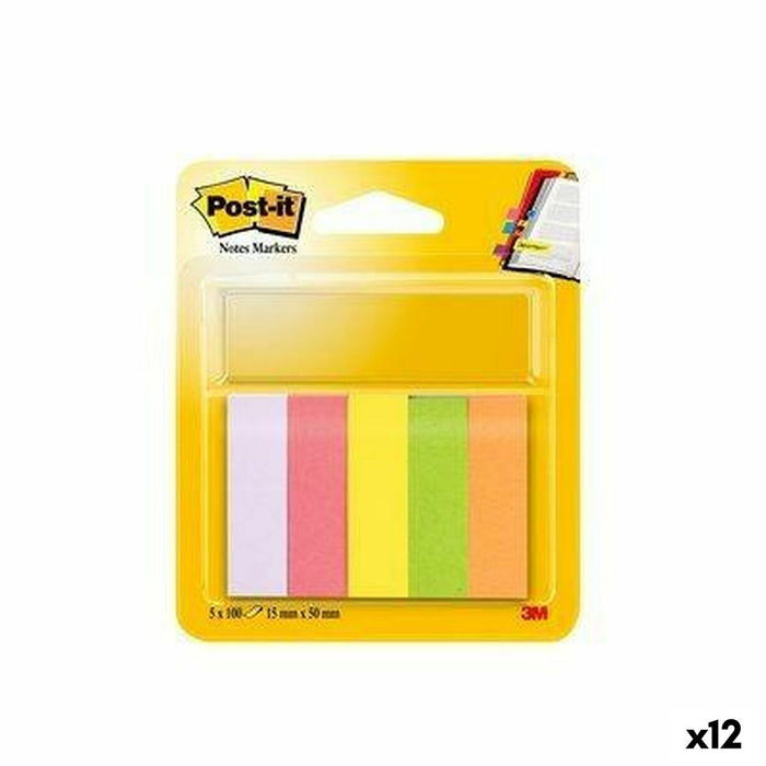 Notițe cu Adeziv Post-it 47,6 x 47,6 mm Multicolor (12 Unități)