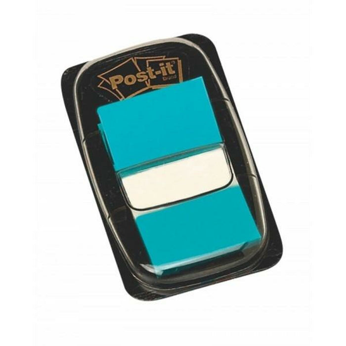 Notițe cu Adeziv Post-it Index 25 x 43 mm Albastru (3 Unități)