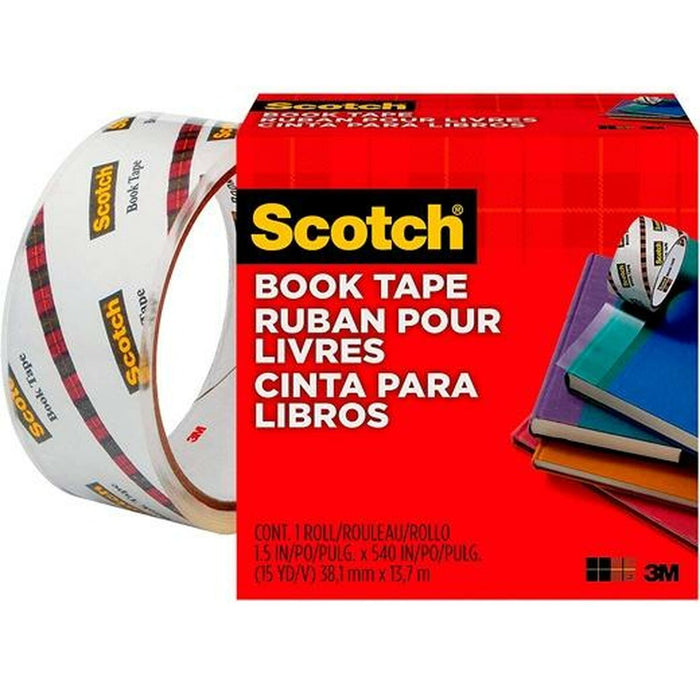 Bandă Adezivă Scotch 38,1 mm x 13,7 m Transparent polipropilenă (12 Unități)