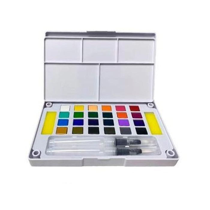 Set de vopsele acuarele Alex Bog POCKETBOX ARTIST 26 Piese Multicolor