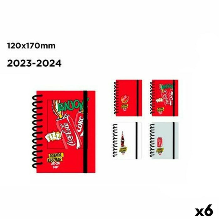 Agendă MP Coca Cola 12 x 17 cm (6 Unități)