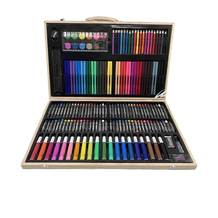 Set de pictură Alex Bog Servietă 180 Piese Multicolor