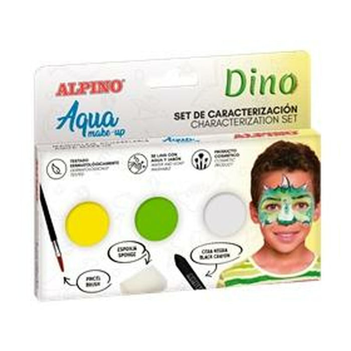 Set de Machiaj pentru Copii Alpino Dino La apă (12 Unități)