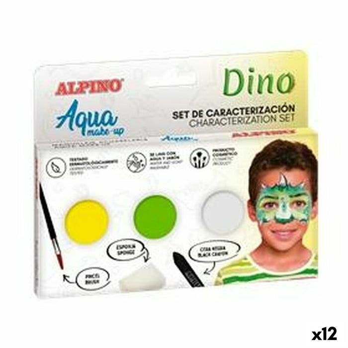 Set de Machiaj pentru Copii Alpino Dino La apă (12 Unități)