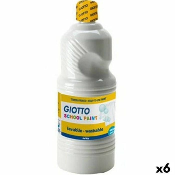 Tempera Giotto Alb 1 L (6 Unități)