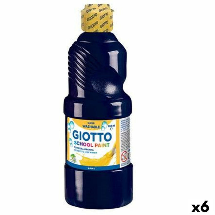 Tempera Giotto Negru 500 ml (6 Unități)