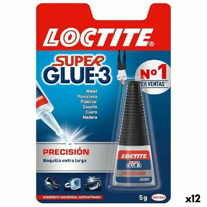 Adeziv instantaneu Loctite Super Glue-3 Precision 5 g (12 Unități)