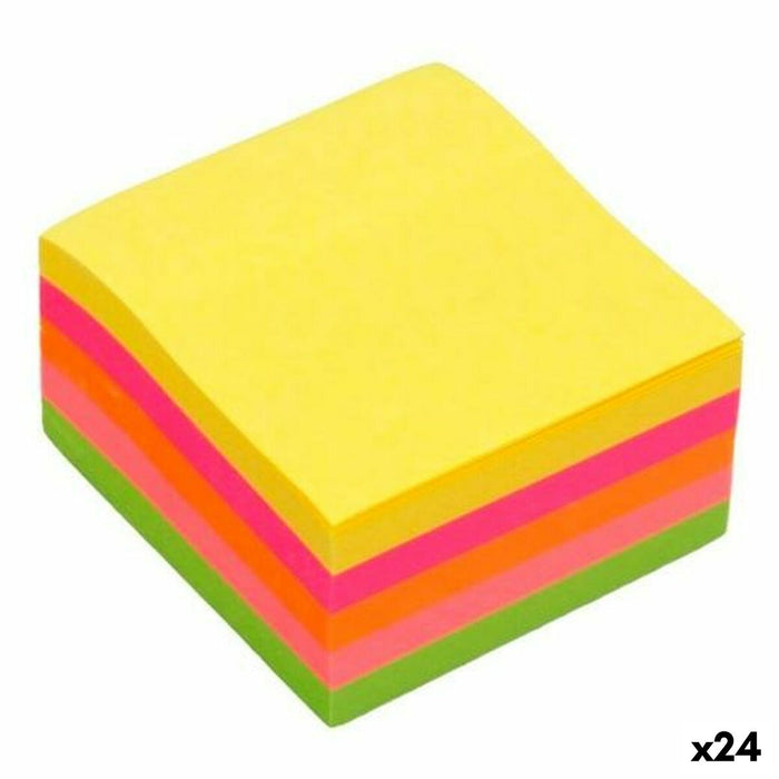 Notițe cu Adeziv Bismark Multicolor 50 x 50 mm (24 Unități)