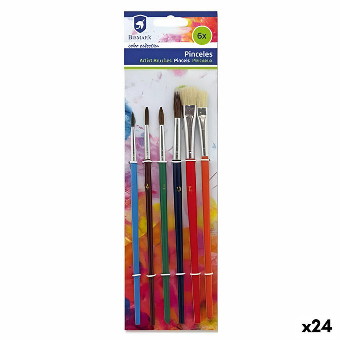 Pensule Bismark Multicolor (24 Unități)
