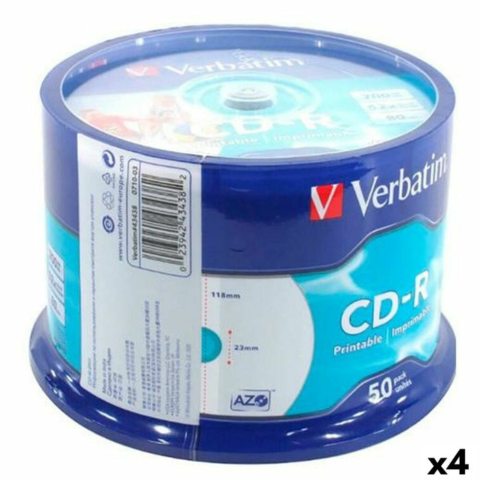 CD-R Verbatim 700 MB 52x (4 Unități)