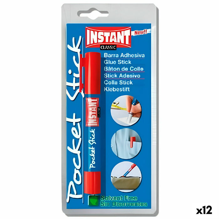 Lipici INSTANT Pocket Stick Classic 5 g (12 Unități)