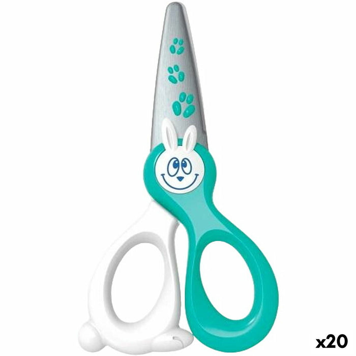 Foarfeci Maped Kidikut Albastru Alb 12 cm (20 Unități)