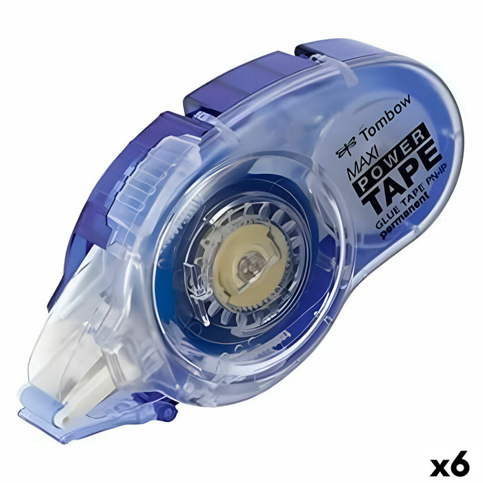 Bandă Adezivă Tombow Maxi Power Transparent Polietilenă 8,4 mm 16 m (6 Unități)