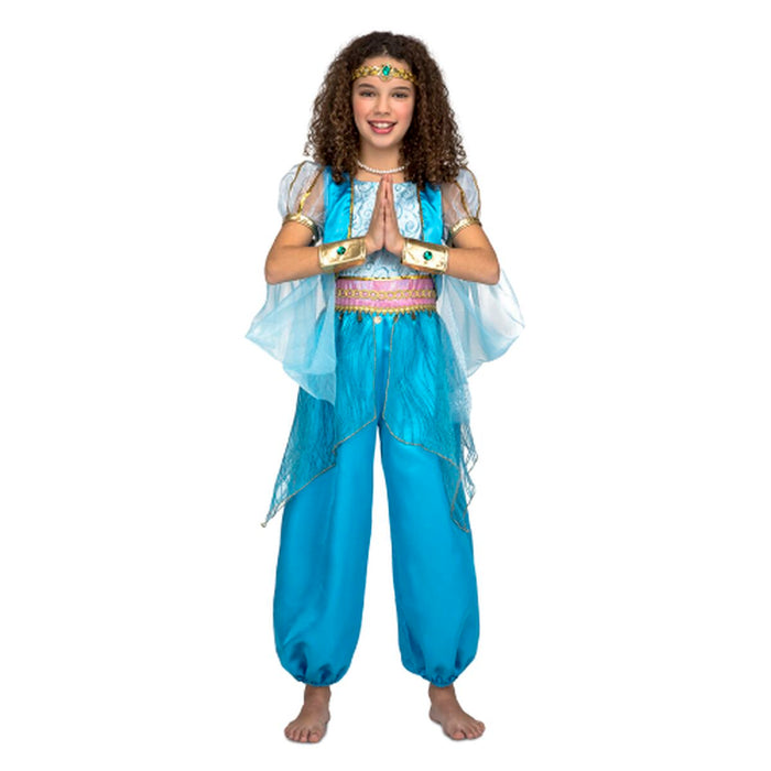Costum Deghizare pentru Copii My Other Me Turquoise Prințesă Arabă (3 Piese)