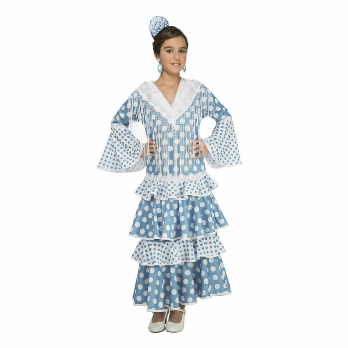 Costum Deghizare pentru Copii My Other Me Guadalquivir Dansatoare de Flamenco Turquoise