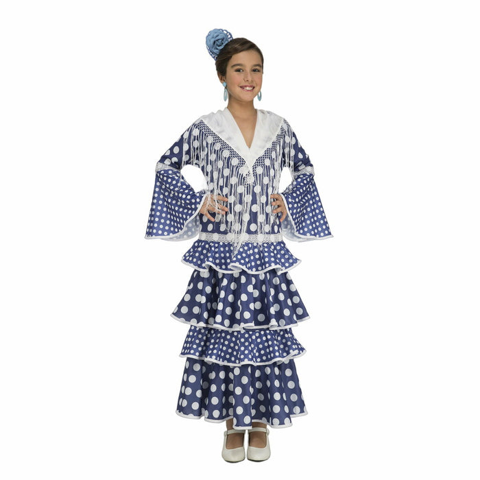 Costum My Other Me Alvero Dansatoare de Flamenco Albastru