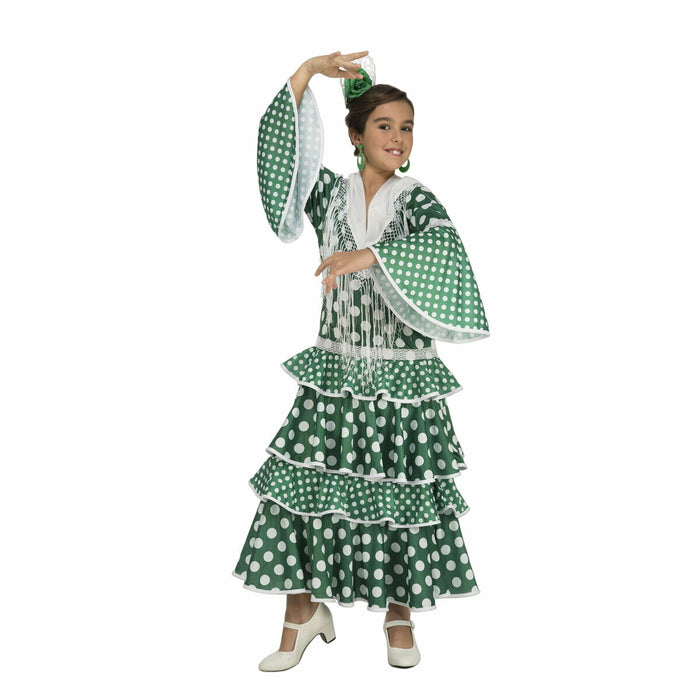 Costum Deghizare pentru Copii My Other Me Giralda Dansatoare de Flamenco Verde