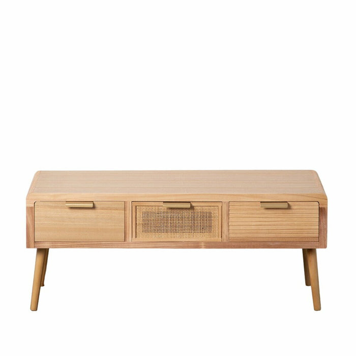 Mobilă TV HONEY Natural Lemn de paulownia Lemn MDF 110 x 50 x 45 cm